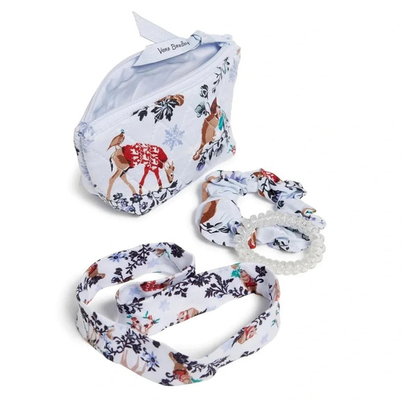 Vera Bradley Hair Accessories Kit Merry Mischief Snow Day NWT - Picture 1 of 6
